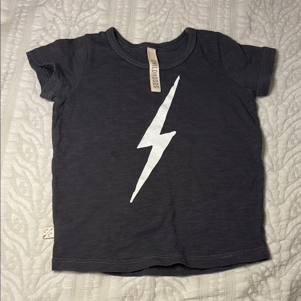 Childhoods Clothing Lightning tee in black